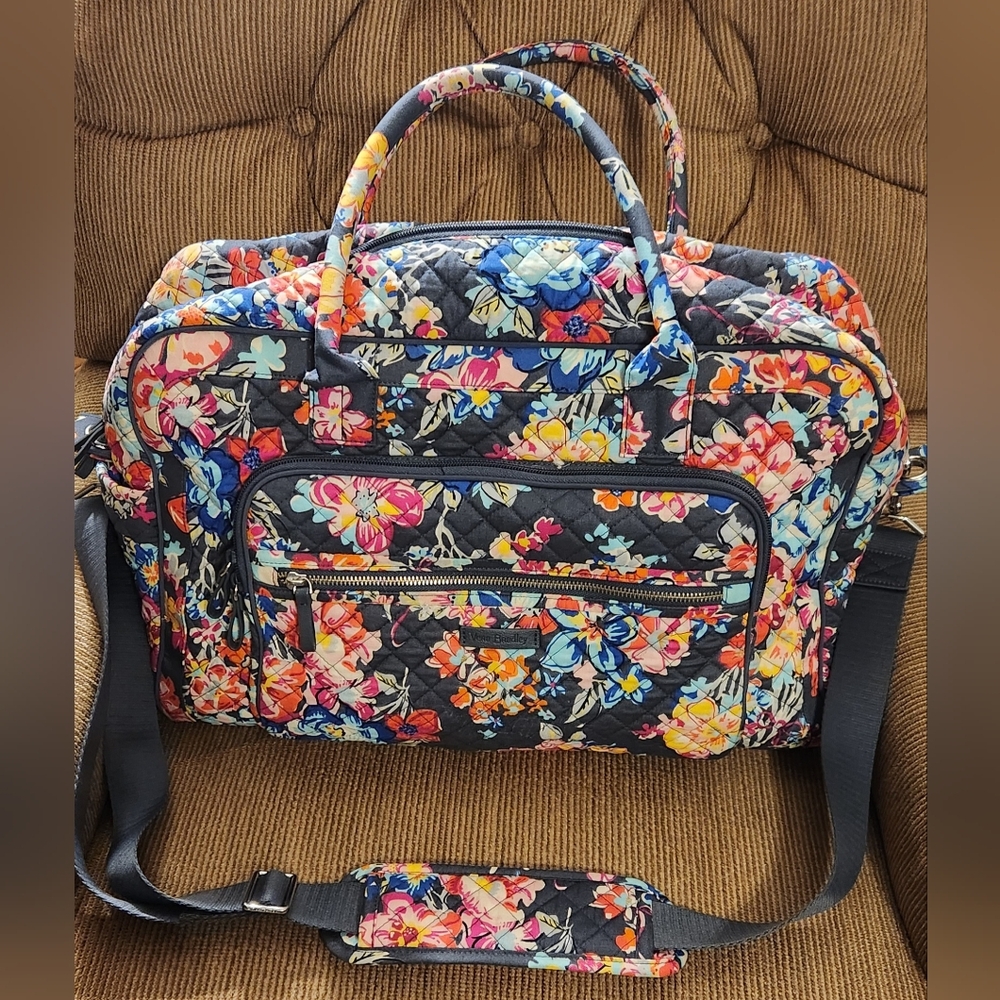 Vera Bradley Pretty Posies Weekender Bag